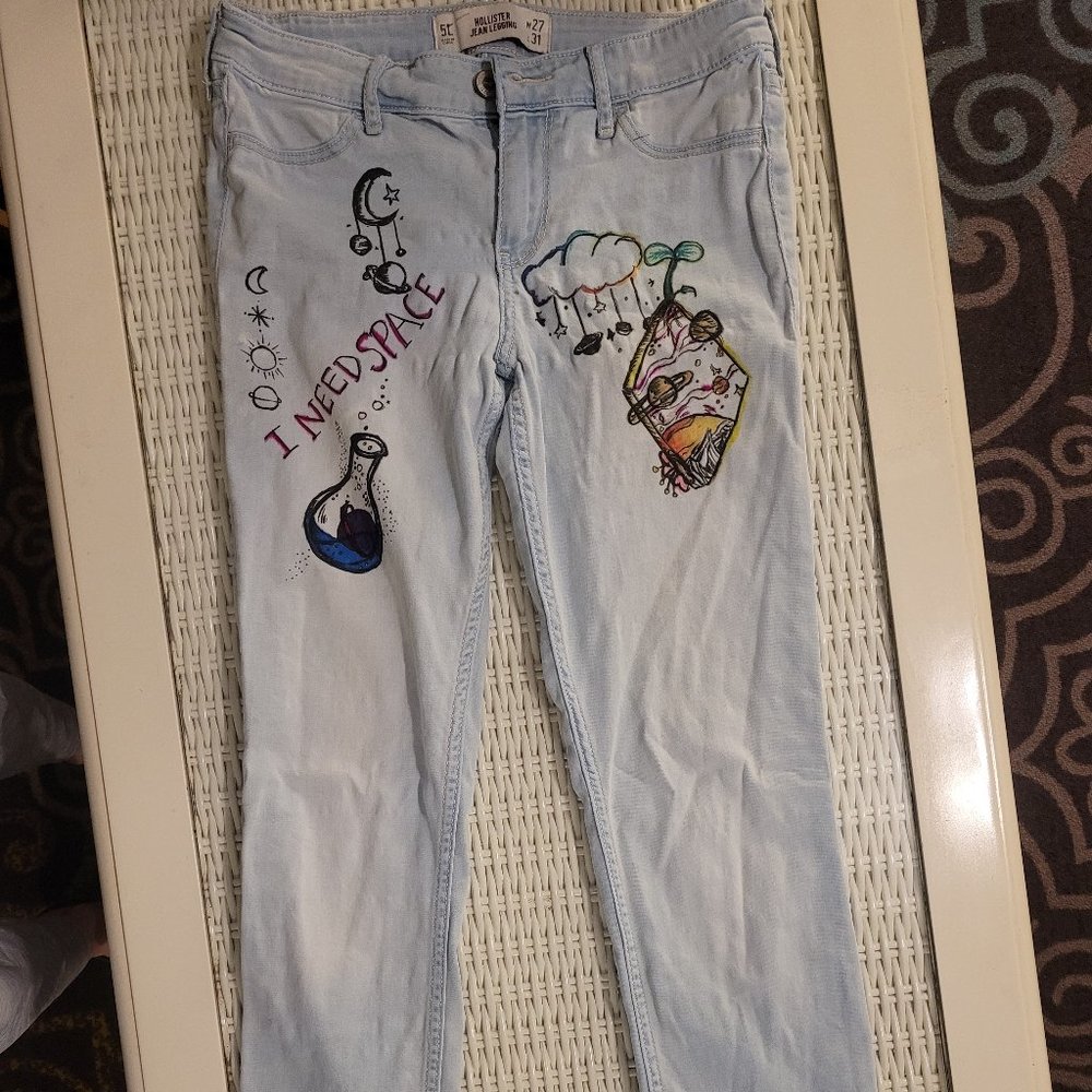 Hollister Jeggins Skinny Jean " Designed "